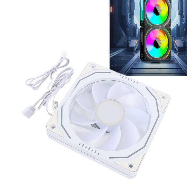 CPU Air Cooler, 120mm PWM Fan, 3 Pin ARGB CPU Cooler, 800-1800 RPM Adjustable Speed, Computer Cooler Fan for Computer Case, CPU Cooling Fan, CPU Fan