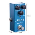 thumbnail image 4 of lotmusic Pedal de efectos de guitarra eléctrica Mini tipo único DC 9V True Bypass (Hot Plexi), 4 of 9