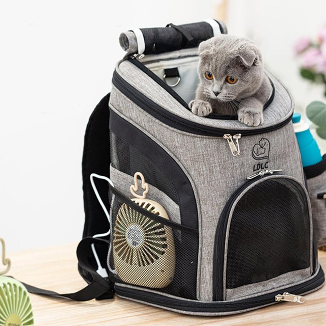 Transportadora para Mascotas, Transportadora Portátil para Mascotas para , Perros Y Animales , Bolsa de Transporte Al Negro Salvador Transportín de viaje para mascotas