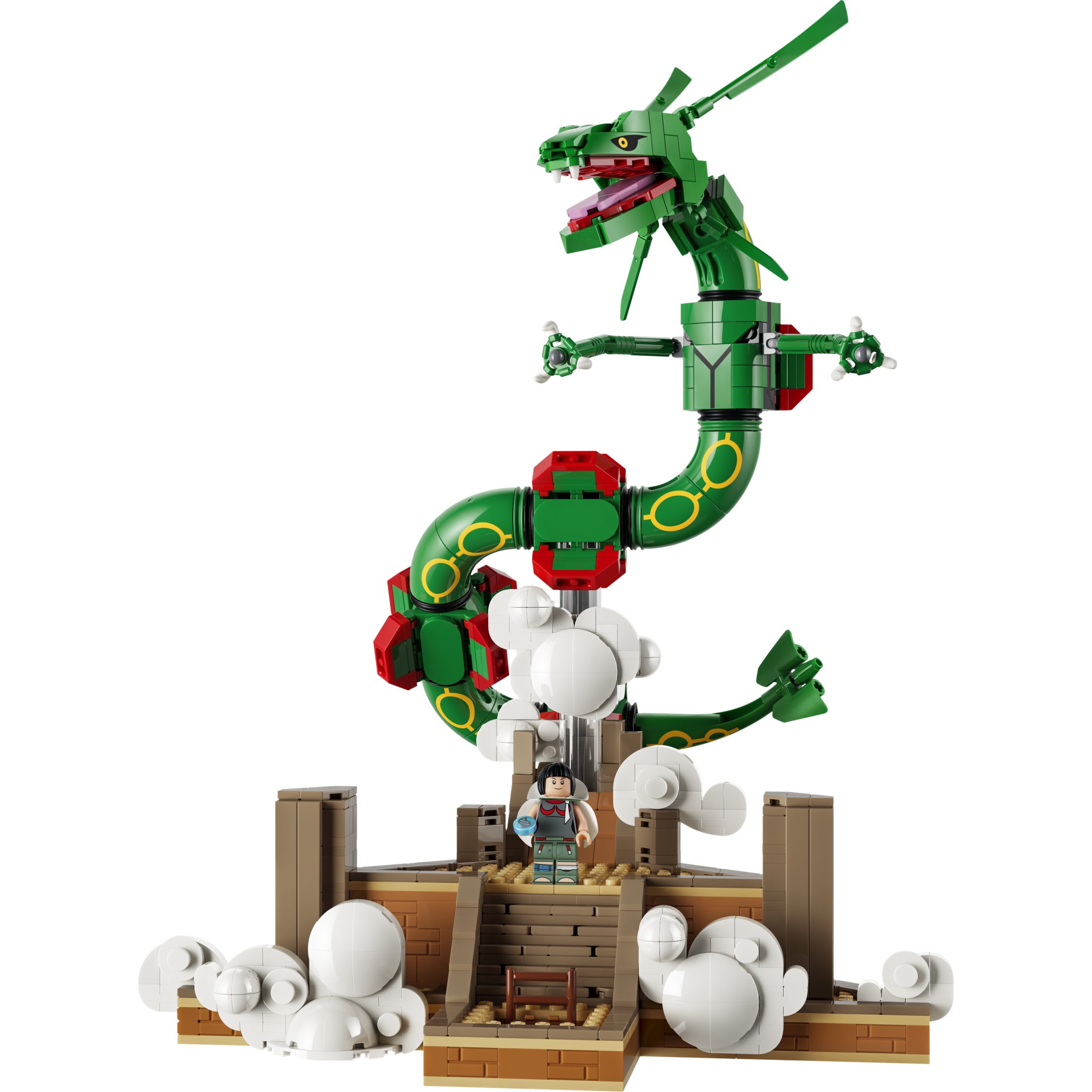 LEGO Pokémon Rayquaza - Set de Construcción Coleccionable para Adultos, Mayores de 18 Años - Figura de Pokémon Articulada para Exhibir - Decoración para Escritorio, Estante u Oficina en Casa - Regalo para Hombres y Mujeres - 72168 3