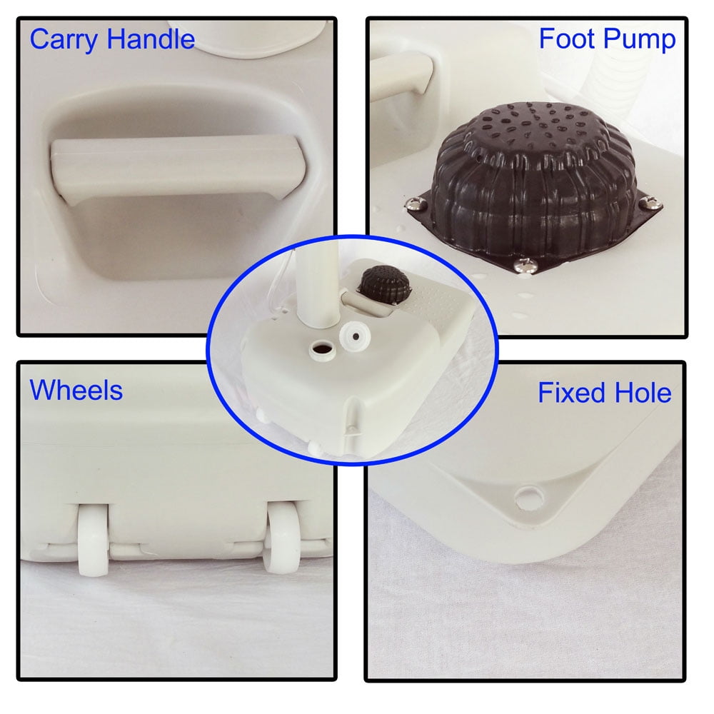 SalonMore 5 Gallon Removable Portable Sink, Outdoor Camping Hand Wash Basin Stand