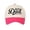 Hat 50#Hot Pink, variant on WAYUTE Father's Day Embroidered Letter Hard Top Sun Protection Baseball Visor Cap for Unisex Stylish Hat Casual Outdoor