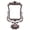 Red Copper, variant on YAHHU Vintage Double Side Makeup Mirror Clear 360 Degree Rotating Antique Tabletop Mirror Metal Frame Cosmetic Desktop Ornament for Home, 15.08 x 8.66 inches / 38.3 x 22 cm, Antique Pewter