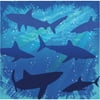 3 Ply Beverage Napkins Shark Splash - Pack of 16,6 Packs