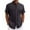 Black, variant on Yiaimeir Men's Casual Summer Beach Shirt, Lightweight Button-Down Short Sleeve with Palm Tree Pocket, Relaxed Fit ,Size M-3XL