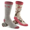thumbnail image 2 of Realtree Women's Merino Wool Blend Boot Socks, 2 Pairs, 2 of 2