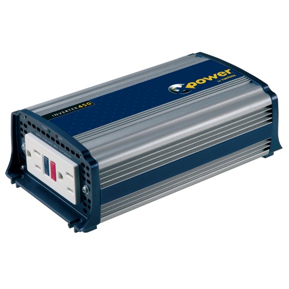 Xantrex Power Inverter 851-0451 Xpower; Inverts 12 Volt DC To 115 Volt AC; 360 Watts Output/700 Watts Surge; 90 Percent Efficiency; 2 Ground Fault Circuit Interrupter GFCI Outlets