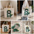 thumbnail image 2 of Paw Peek Bag Pet Carrier Tote Cat Dog Cartoon Canvas Shoulder Bag Colorful Animal Shapes Carrying Bag with Head-Out Design Adjustable Neck Small Dog Cat Carrier for Outdoor Use, B, 2 of 7