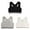 Black 1PCS & Grey 1PCS & White 1PCS, variant on 3 Pack Girl Bras Push Up Washer Kids Girls Underwear Cotton Bra Vest Children Underclothes Sport Undies Clothes Girl Bras Pack Sports Girl Bralette Pack A