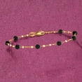 thumbnail image 2 of Ross-Simons Italian Onyx Bead Station Bracelet in 18kt Yellow Gold, Women's, Adult, 2 of 5
