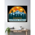 thumbnail image 2 of Payette National Forest-Vintage Poster Wall Art, Modern Wall Decor, 16x24 UNFRAMED, 2 of 3