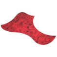 thumbnail image 4 of 2Pcs Acoustic Guitar Pickguard Folk AntiScratch Guard Plate Replacement for 3841in Celluloid(Red Tortoise Color Bird Shape ), 4 of 14