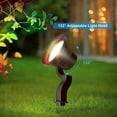 thumbnail image 4 of 8-Pack Low Voltage Landscape Lighting with RGB+CCT Color Changing, 10W, 600LM, 12-24V AC/DC, Wet Location, Landscape Spot Lights Outdoor for Garden Tree Yard Uplighting, Bronze, ETL Listed, 4 of 11