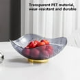 thumbnail image 4 of Fruit Tray Elegant Transparent Nordic Style Desktop Nut Snack Candy Bowl Daily Use, 4 of 8