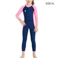 thumbnail image 2 of Kid Wetsuit Niño traje de neopreno para niños con traje mojado de verano Traje mojado de verano Ropa de baño de verano para el verano para el verano Natación al aire libre surfing buceo Dark Bule XL seitruly OD003688-04, 2 of 7