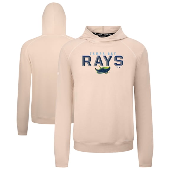 Men's Levelwear  Khaki Tampa Bay Rays Mandate Carve Tri-Blend Hoodie