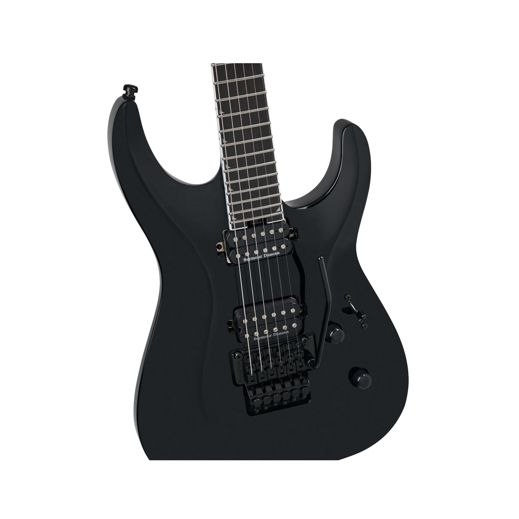 Jackson Pro Plus Series Soloist SLA2 6-String Electric Guitar with Ebony Fingerboard and Gig Bag (Gloss Black)