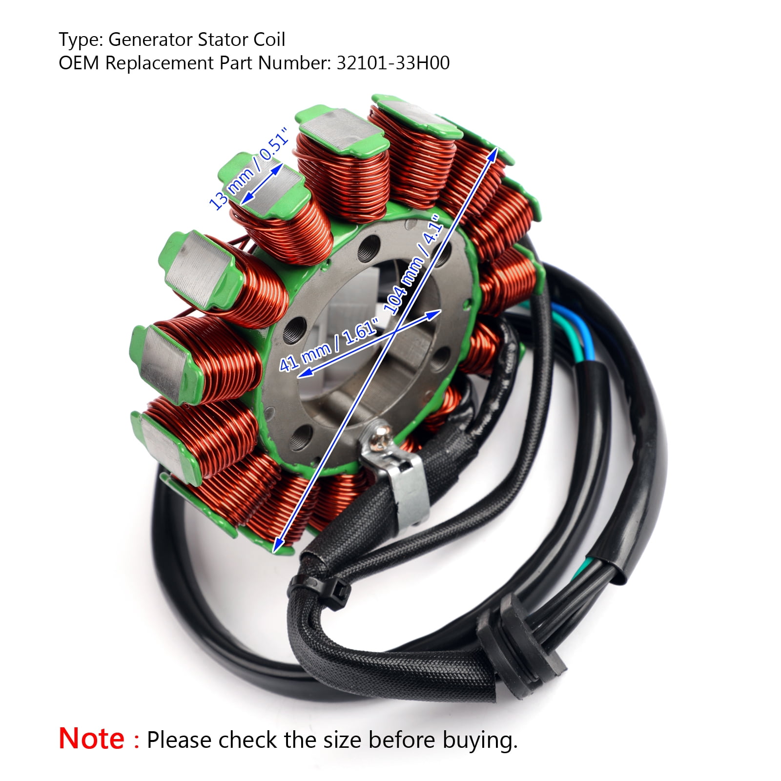 Stator Coil Alternator Generator For 2004 For Suzuki LTZ 400 Quadsport Z400