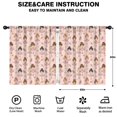 thumbnail image 2 of Blackout Kids Curtains,Pink Ballerina Pattern Childrens Insulated Curtains Set Of 2,Bedroom Essentials,Toddler Room Decor 52"x63", 2 of 5