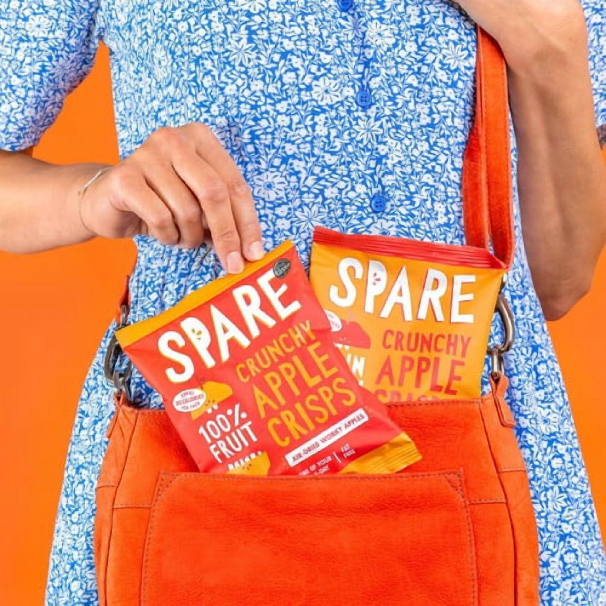 Spare Snacks Apple Fruit Crisps 22g, British Import (Pack of 2)