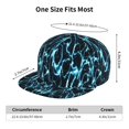 thumbnail image 4 of Hirioo Lightning for Baseball Cap Men Cap Flat Brim for Men Women Teens Adjustable Baseball Cap, 4 of 7