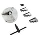 thumbnail image 4 of Acesorio de Lathe Chuck, 3 Kit de Chuck de Metal Auto Centrado en Mandíbula Con Llave Llave, Paravarias Piezas Sujetar, Hecho de Hierro Nodular, Destornillador Eléctrico Chuck, 4 of 7