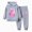T065-Grey, variant on Zuwimk Toddler Boy Girls Clothes Face Graphic Print Sweatshirt Hoodie For Toddler Boy Sweatpants Fall Outfit 2Pcs Sweatsuit(T065-Light Pink)