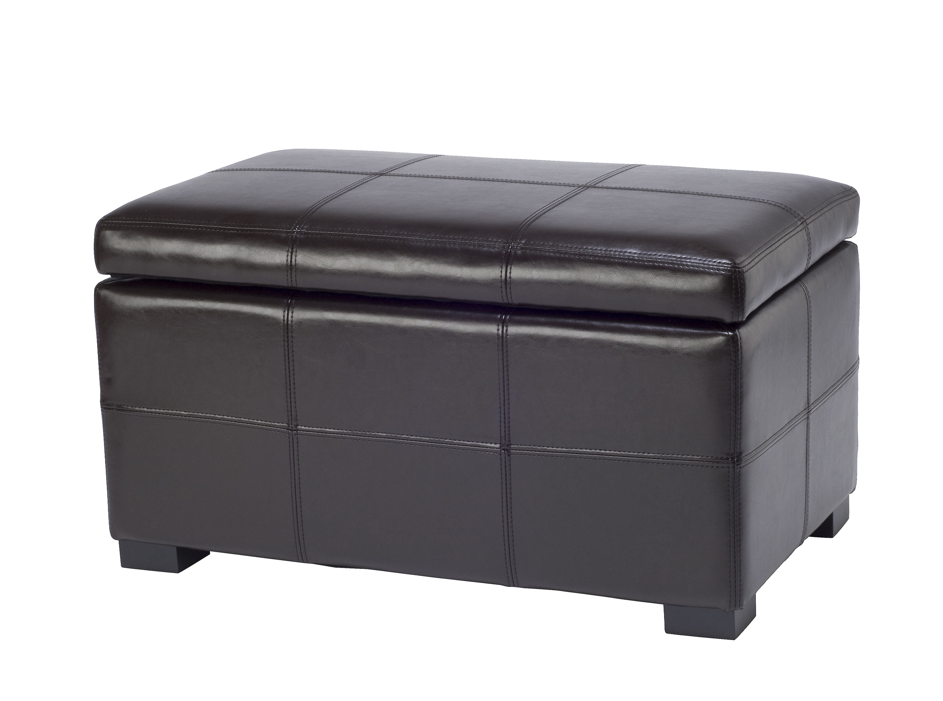 Safavieh Madison Small Rustic Solid Upholstered Storage Bench