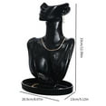 thumbnail image 3 of FENOHREFE Mannequin Shaped Necklace Elegant Earrings and Rings Holder Jewelry Display Stand for Jewelry and Pendants, 3 of 7