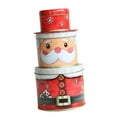 thumbnail image 4 of Xmas Candy Box Xmas Treat Boxes Holiday Gift Boxes Cute Chocolate Tinplate Boxes Santa Small, 4 of 9