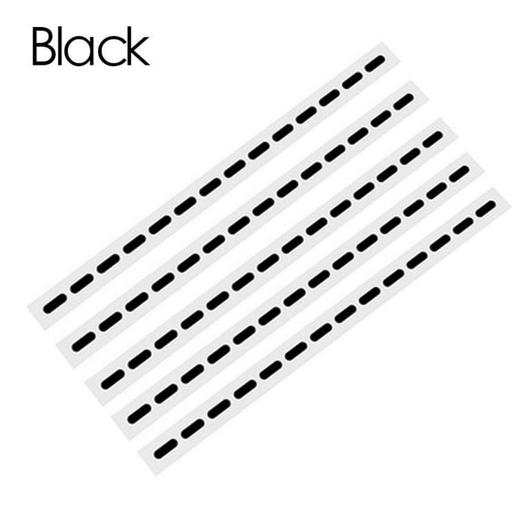 5pcs Creative Auto Moto Dotted Line Night Safety Sticker Strips Decal Tape  Decoration Stickers Reflective Car Stickers