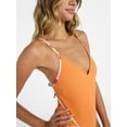 thumbnail image 4 of No Boundaries Kona Crush Binded One-Piece Swimsuit, Women's XXS-XXL, 4 of 5