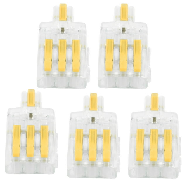 Connecteurs de Fil de Joint de Soudure, Connecteur de Fil Durable pour Éclairage pour Moteurs pour Contrôle Électrique Jaune