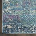 thumbnail image 6 of 8â€™ x 10â€™ Blue Distressed Medallion Area Rug, 6 of 6