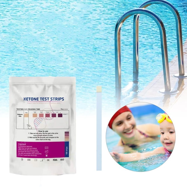 100 Uds tira de reactivo de cetona orina análisis de orina papel probador de piscina Likrtyny Para estrenar