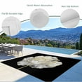thumbnail image 4 of Fsddascl Flower Black Outdoor Rug for Patio/Deck/Porch, Non-Slip Large Area Rug 4 x 6 Ft, Gold White Abstract Floral Aesthetic Indoor Outdoor Rugs Washable Area Rugs, Reversible Camping Rug Carpet, 4 of 5