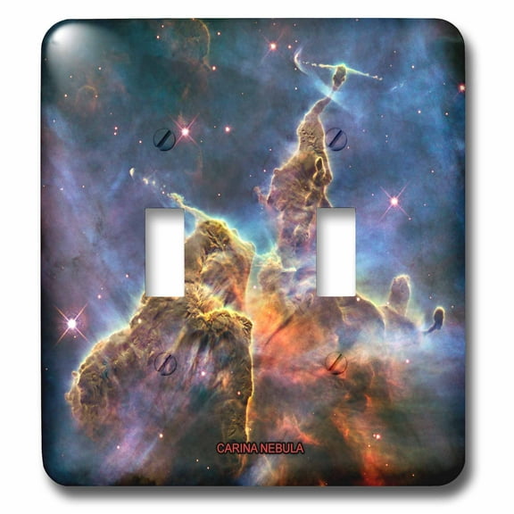 3dRose, Galaxy and Nebula - Carina Nebula, double toggle switch