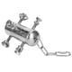 thumbnail image 5 of Stainless Steel Bird Toys, Bite Resistance Improves Balance Foraging Parrot Toy Puzzle Multipurpose Easy Installation For Finches For Love Birds For Cockatiels ANGGREK Otros, 5 of 8