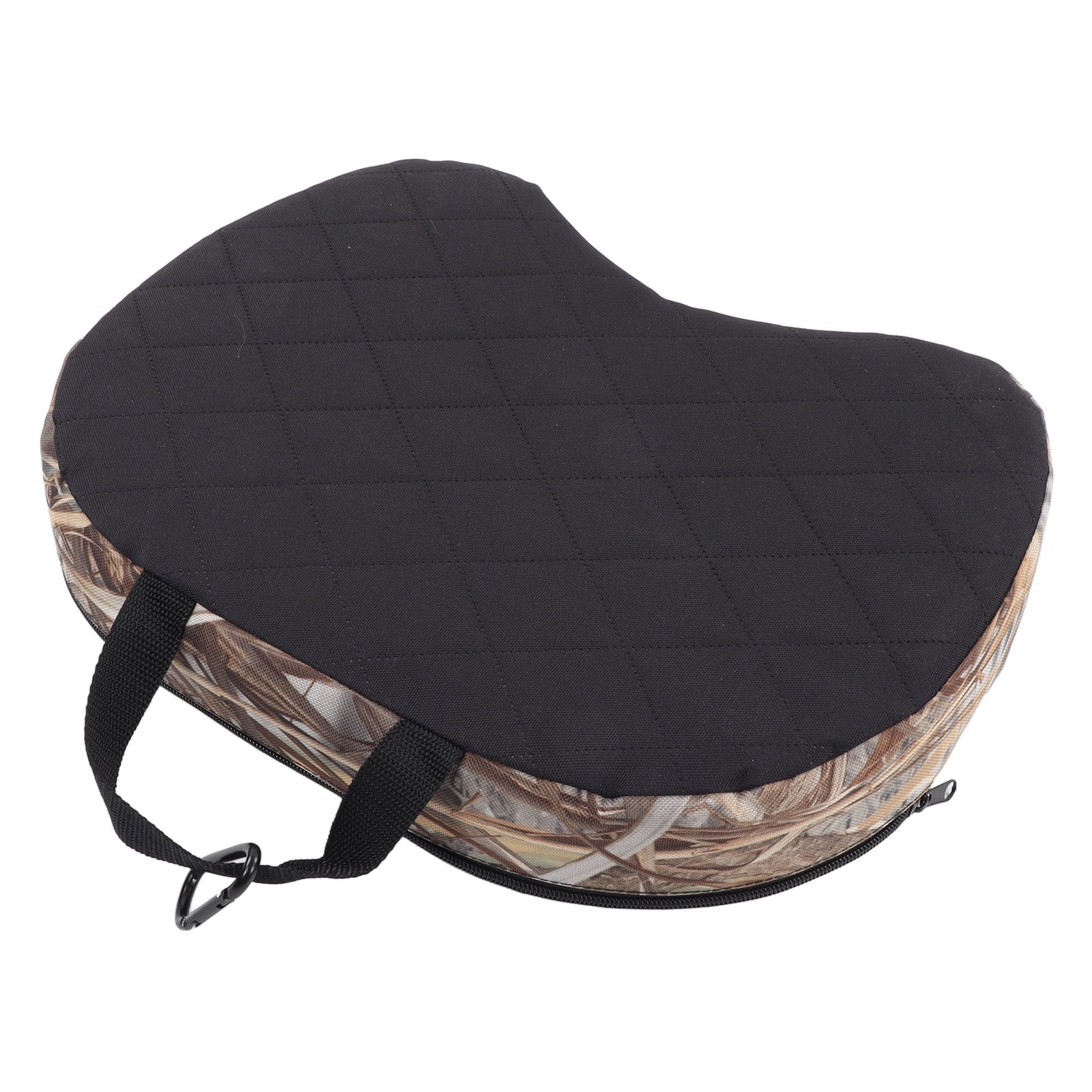 AYNEFY Outdoor Sitting Pad, Multi Functional Hunting Seat Cushion Zipper  Concave Design Foam Padded Dustproof for Picnic