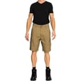 thumbnail image 4 of FULL BLUE Cargo Canvas Shorts, Performance Stretch, Regular Fit, Khaki, Size 72, 4 of 6