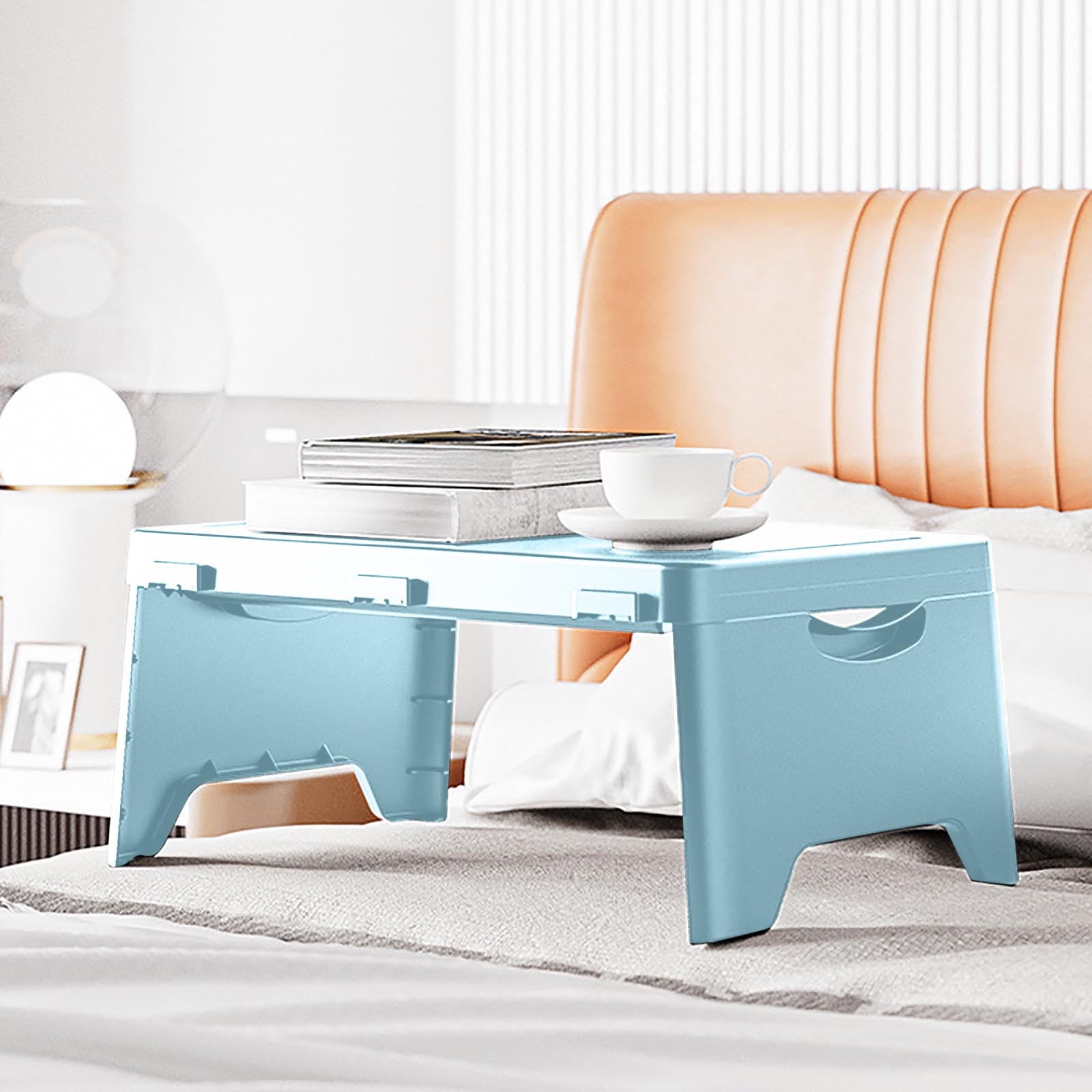 SouMaox Portable Folding Desk, Space Saving Design Versatile Laptop Stand Computer Surface Work Station for Dormitory Apartment Use