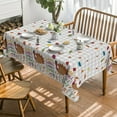 thumbnail image 2 of Thanksgiving Tablecloth 60×84 Inch Rectangular, Turkey Gobble Washable Table Cover for Party Picnic Dinner Decor, 2 of 6
