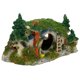 thumbnail image 4 of KAKOWELY Decoración de acuario, castillo, pecera, cueva, resina, adorno para pecera, decoración de acuario en forma de casa, 4 of 5