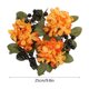 thumbnail image 3 of Decoraciones de Halloween, corona de velas de Halloween, candelabros de hojas de arce y rosas, anillo decorativo, arreglo de mesa, decoración, suministros para fiestas, adorno, corona de candelabro de, 3 of 7