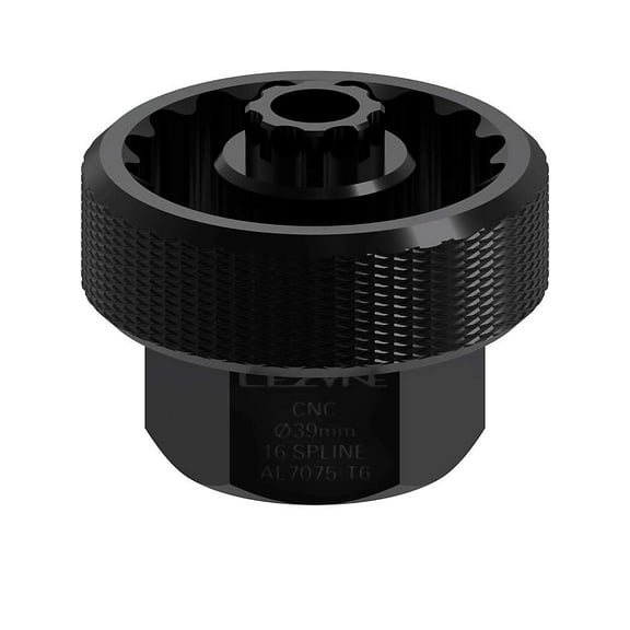 Lezyne CNC Alloy BB Tool 39mm 16 Spline Durable, Forged, & Heat Treated Steel