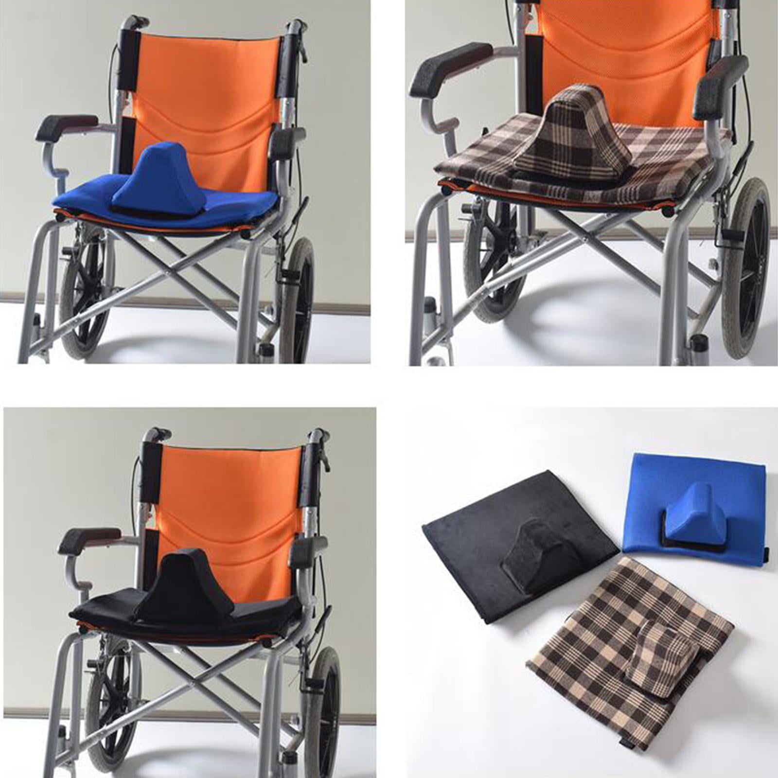 Wheelchair Seat Pad Cushion for Patients Removable Pommel Lightweight