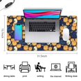 thumbnail image 5 of Long Mouse Pads for Desk,Happy Halloween Pumpkin Pattern Desk Mats on Top Of Desks, Desk Mouse Pad Extra Large with 3mm Non-Slip Base and Stitched Edge for Gaming,Office,Work,Home 31.5x15.7in, 5 of 5