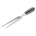 thumbnail image 2 of LAZIOEGR Stainless Steel Meat Fork with Wooden Handle – 2‑Prong Carving Tool for Grilling, BBQ, Roasting & Serving, 2 of 11