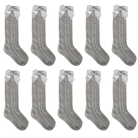 

5 Pairs of baby knee-high stockings Baby arch mesh breathable