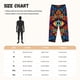 thumbnail image 3 of Balery Vibrant Psychedelic Eye Pantalones de pijama para mujer, pijamas ultraligeros, pantalones de estar por casa-Large, 3 of 6